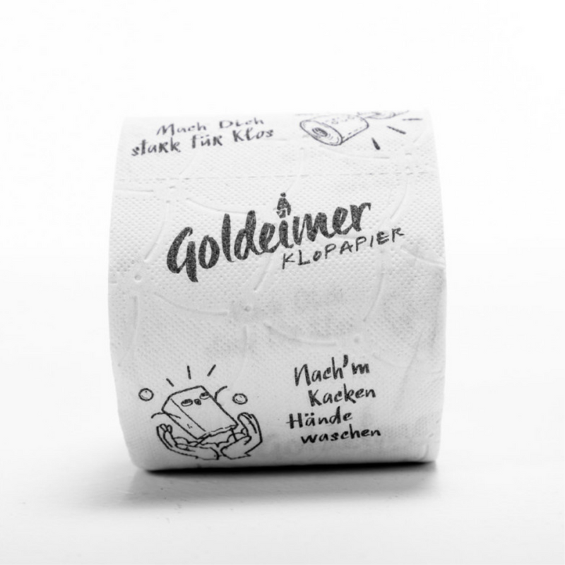 Goldeimer Klopapier 3-lagig aus Recycling-Papier